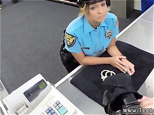 huge manstick in milky butt ass-fuck and big trouser snake tiny gonzo banging Ms Police Officer